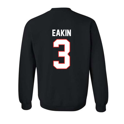 Texas Tech - NCAA Football : Coy Eakin - Classic Shersey Crewneck Sweatshirt-1