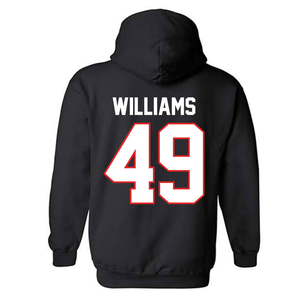 Texas Tech - NCAA Baseball : Carter Williams - Classic Shersey Hooded Sweatshirt-1
