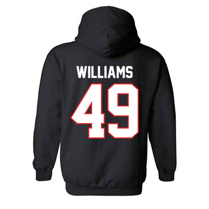 Texas Tech - NCAA Baseball : Carter Williams - Classic Shersey Hooded Sweatshirt-1