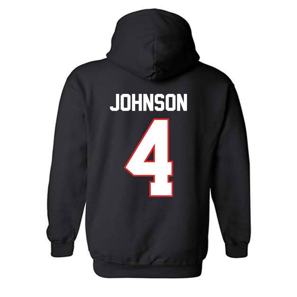 Texas Tech - NCAA Baseball : Kendyl Johnson - Classic Shersey Hooded Sweatshirt-1