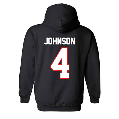 Texas Tech - NCAA Baseball : Kendyl Johnson - Classic Shersey Hooded Sweatshirt-1
