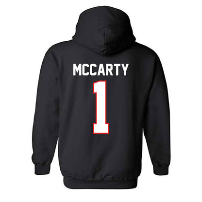 Texas Tech - NCAA Football : AJ McCarty - Classic Shersey Hooded Sweatshirt-1