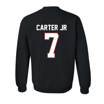 Texas Tech - NCAA Football : Terrance Carter Jr - Classic Shersey Crewneck Sweatshirt-1