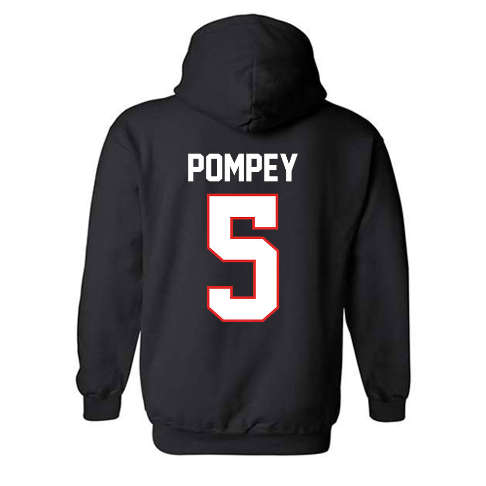 Texas Tech - NCAA Baseball : Tj Pompey - Classic Shersey Hooded Sweatshirt