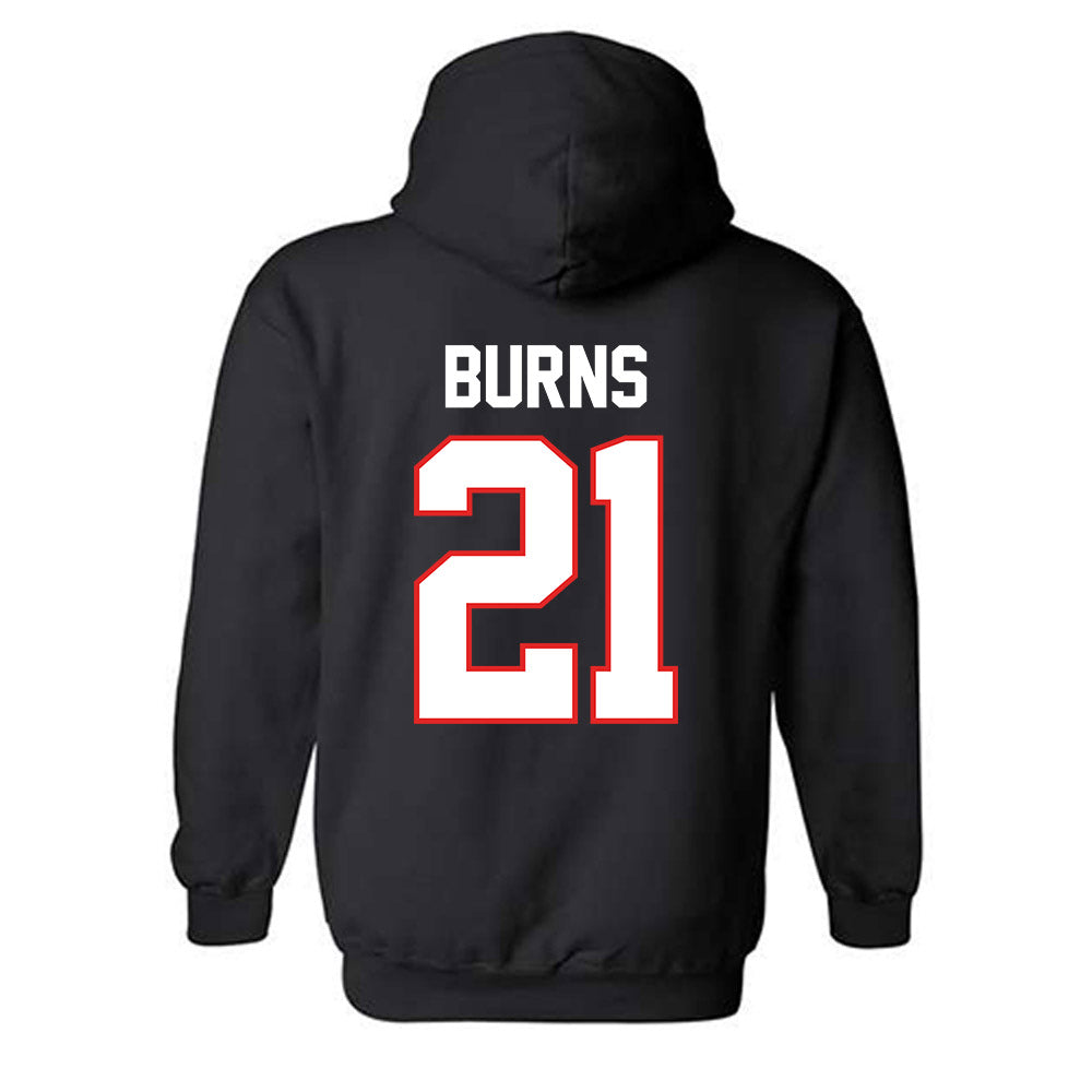 Texas Tech - NCAA Baseball : Jackson Burns - Classic Shersey Hooded Sweatshirt-1