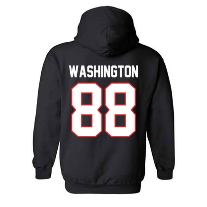 Texas Tech - NCAA Football : Amier Washington - Classic Shersey Hooded Sweatshirt-1