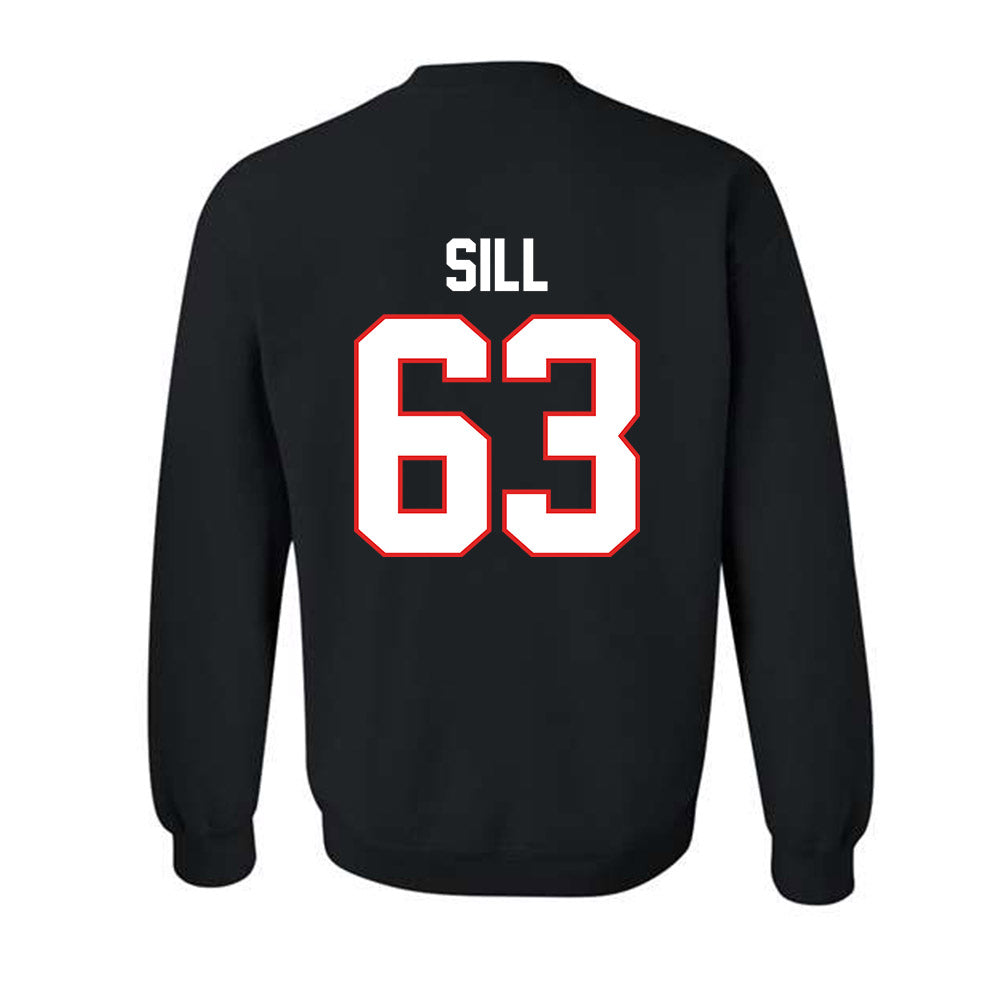 Texas Tech - NCAA Football : Daniel Sill - Classic Shersey Crewneck Sweatshirt-1