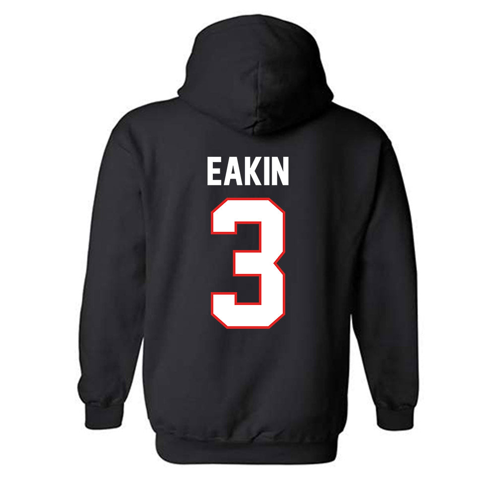 Texas Tech - NCAA Football : Coy Eakin - Classic Shersey Hooded Sweatshirt-1