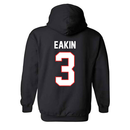 Texas Tech - NCAA Football : Coy Eakin - Classic Shersey Hooded Sweatshirt-1