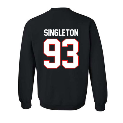 Texas Tech - NCAA Football : Dylan Singleton - Classic Shersey Crewneck Sweatshirt-1