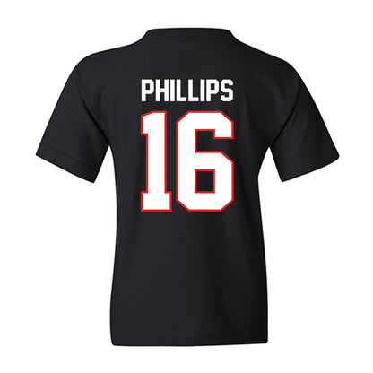 Texas Tech - NCAA Football : Holden Phillips - Classic Shersey Youth T-Shirt-1