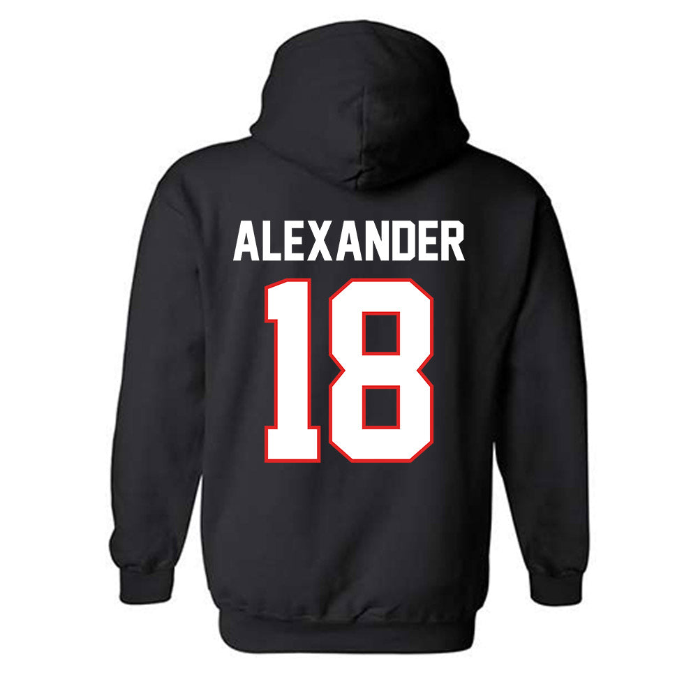 Texas Tech - NCAA Football : Roy Alexander - Classic Shersey Hooded Sweatshirt-1