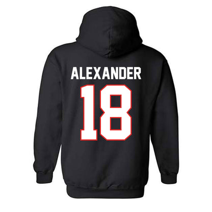 Texas Tech - NCAA Football : Roy Alexander - Classic Shersey Hooded Sweatshirt-1