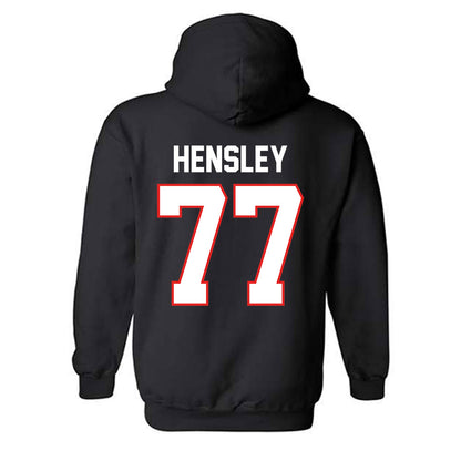 Texas Tech - NCAA Softball : Timber Hensley - Classic Shersey Hooded Sweatshirt-1