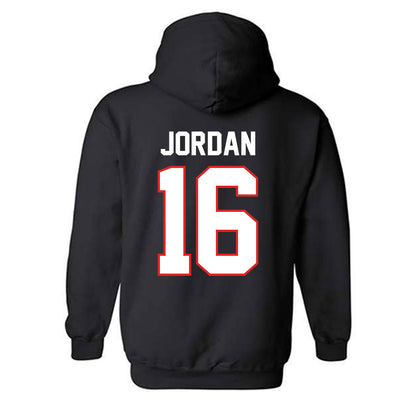 Texas Tech - NCAA Baseball : Will Jordan - Classic Shersey Hooded Sweatshirt-1