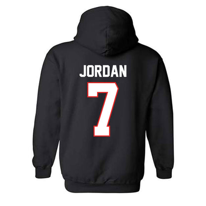Texas Tech - NCAA Football : Brenden Jordan - Classic Shersey Hooded Sweatshirt