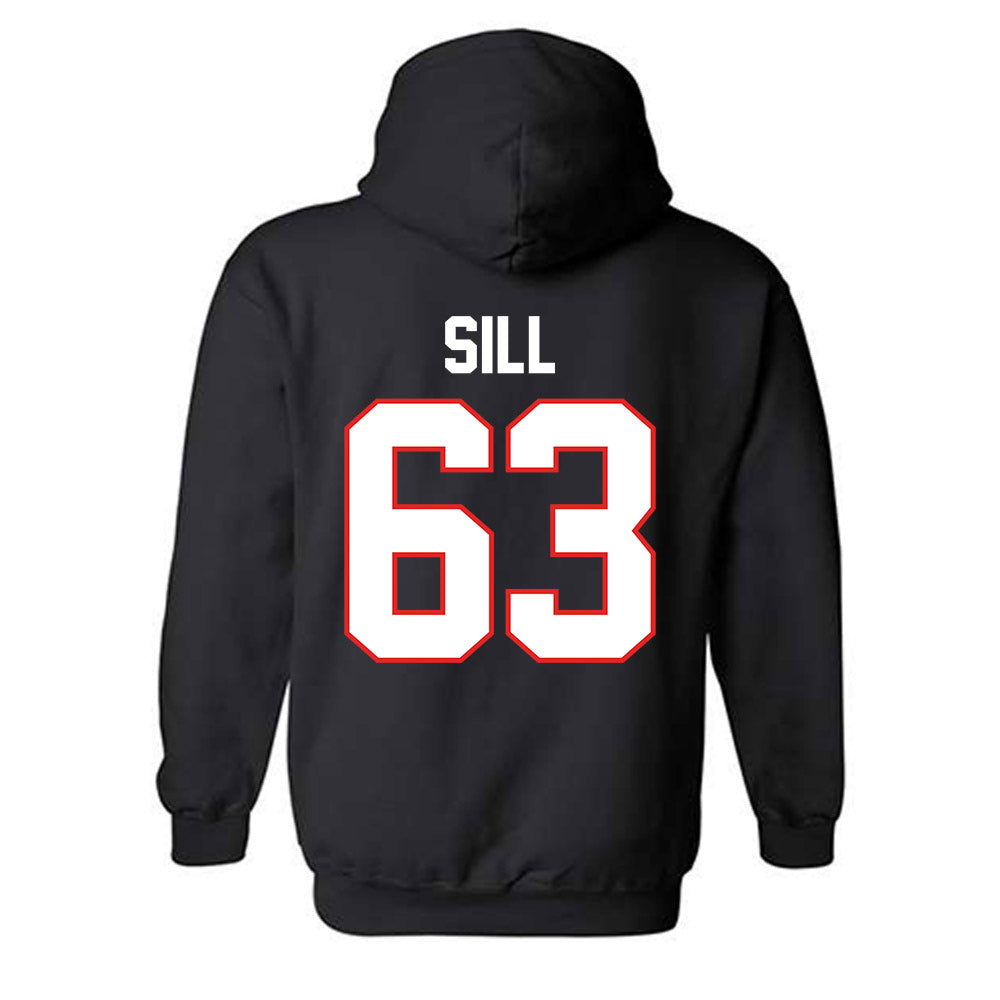 Texas Tech - NCAA Football : Daniel Sill - Classic Shersey Hooded Sweatshirt-1