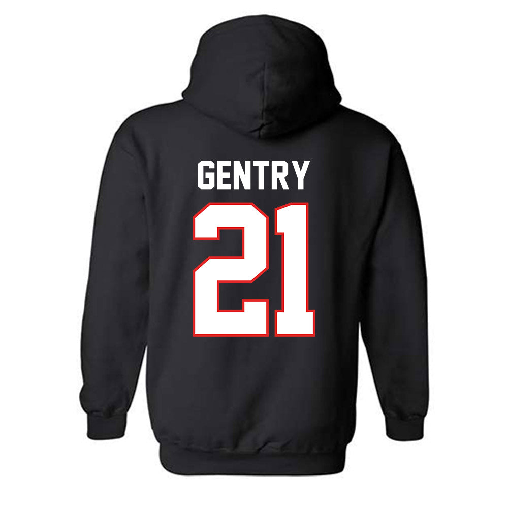 Texas Tech - NCAA Football : Tristian Gentry - Classic Shersey Hooded Sweatshirt-1