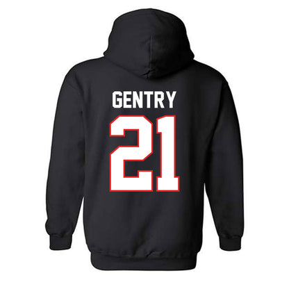 Texas Tech - NCAA Football : Tristian Gentry - Classic Shersey Hooded Sweatshirt-1