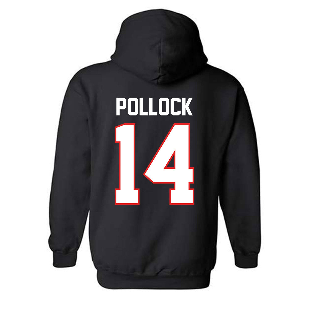 Texas Tech - NCAA Football : Brice Pollock - Classic Shersey Hooded Sweatshirt-1