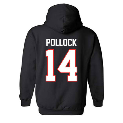 Texas Tech - NCAA Football : Brice Pollock - Classic Shersey Hooded Sweatshirt-1