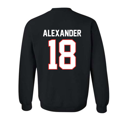 Texas Tech - NCAA Football : Roy Alexander - Classic Shersey Crewneck Sweatshirt-1