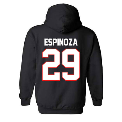 Texas Tech - NCAA Baseball : Jorden Espinoza - Classic Shersey Hooded Sweatshirt-1