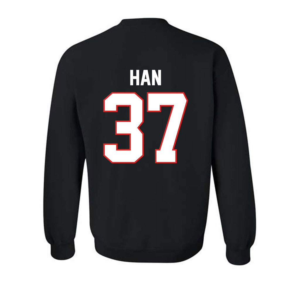 Texas Tech - NCAA Baseball : Heeryun Han - Classic Shersey Crewneck Sweatshirt-1