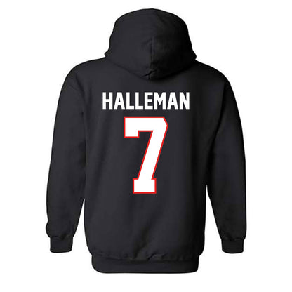 Texas Tech - NCAA Softball : Logan Halleman - Classic Shersey Hooded Sweatshirt