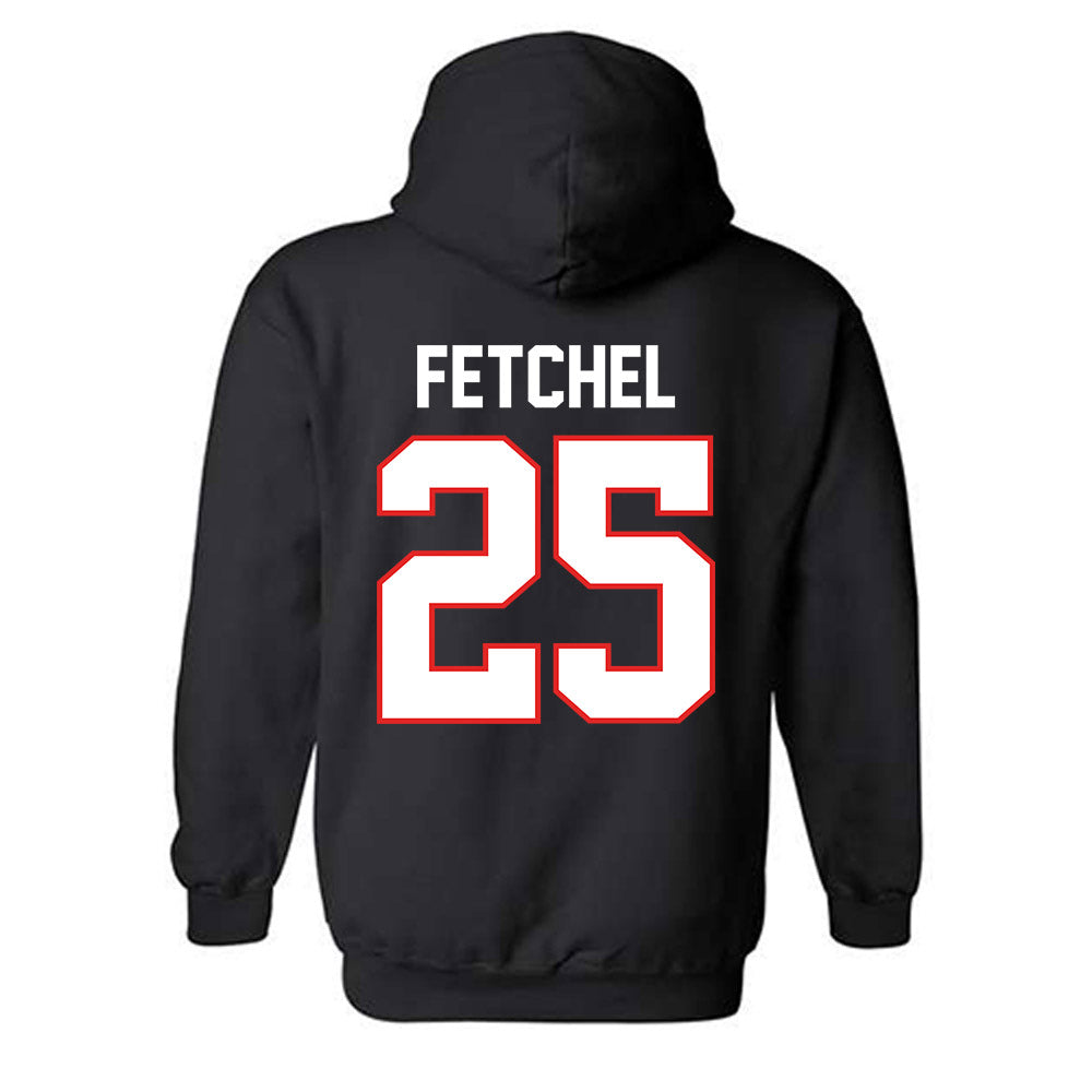 Texas Tech - NCAA Baseball : Zach Fetchel - Classic Shersey Hooded Sweatshirt-1