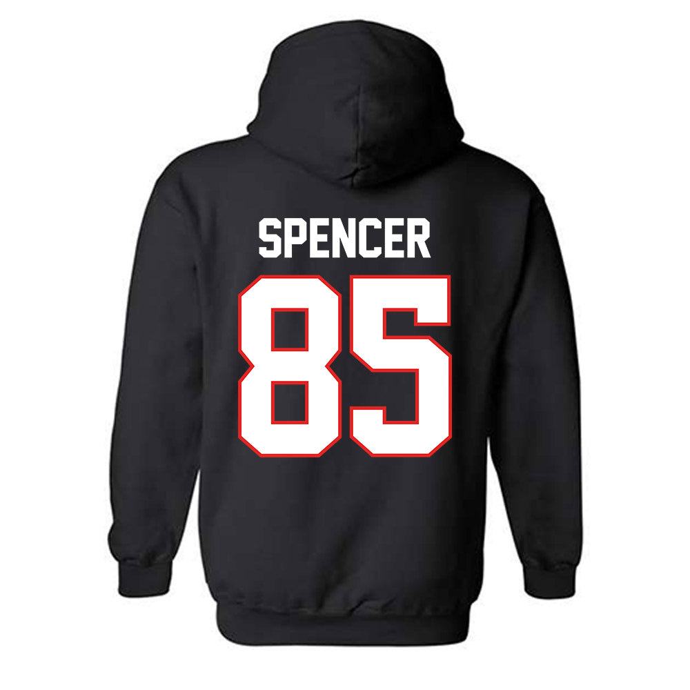 Texas Tech - NCAA Football : Dylan Spencer - Classic Shersey Hooded Sweatshirt-1