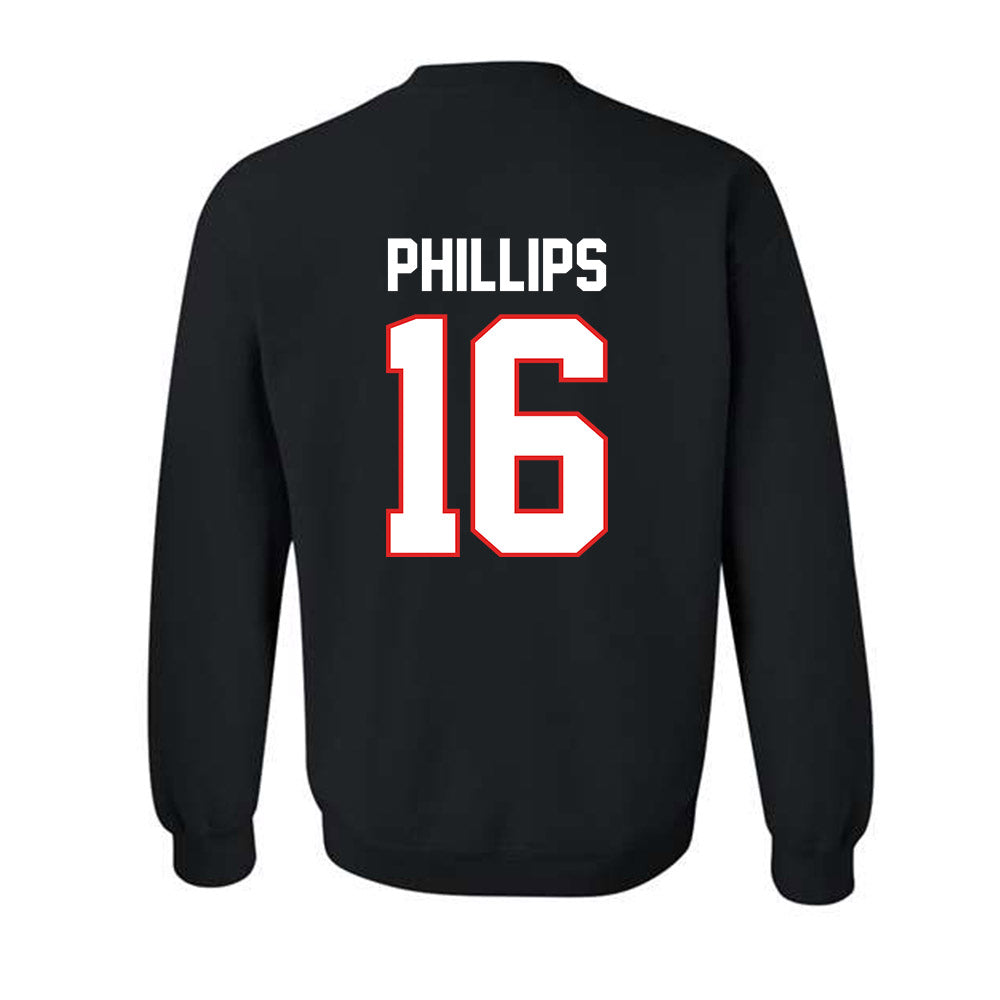 Texas Tech - NCAA Football : Holden Phillips - Classic Shersey Crewneck Sweatshirt-1