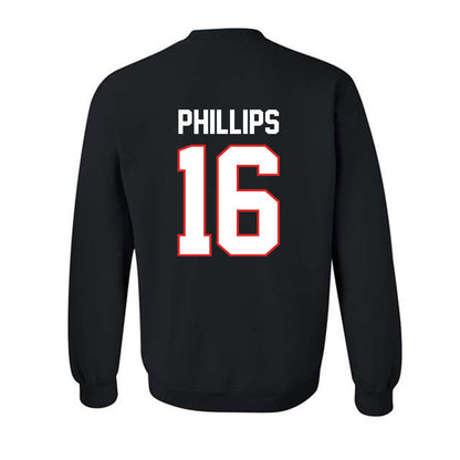 Texas Tech - NCAA Football : Holden Phillips - Classic Shersey Crewneck Sweatshirt-1
