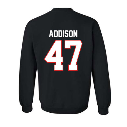 Texas Tech - NCAA Baseball : Logan Addison - Classic Shersey Crewneck Sweatshirt-1