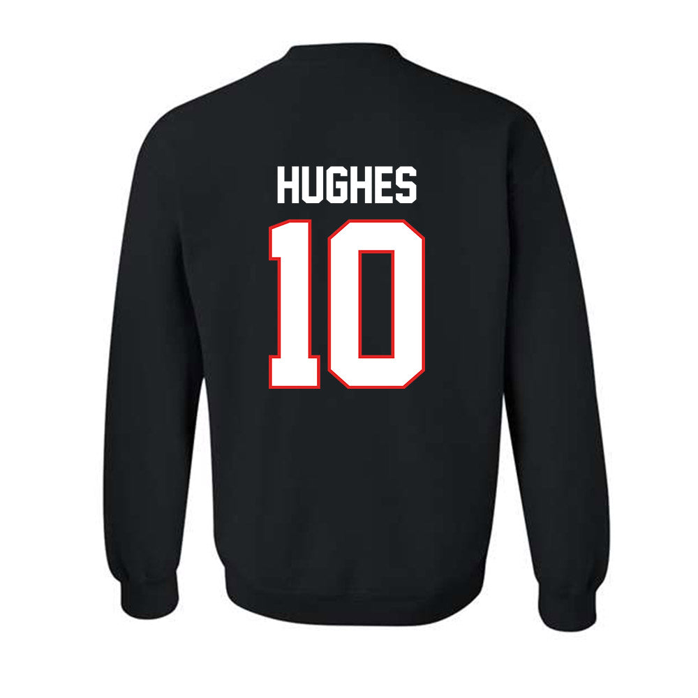 Texas Tech - NCAA Baseball : Logan Hughes - Classic Shersey Crewneck Sweatshirt-1