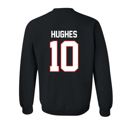 Texas Tech - NCAA Baseball : Logan Hughes - Classic Shersey Crewneck Sweatshirt-1