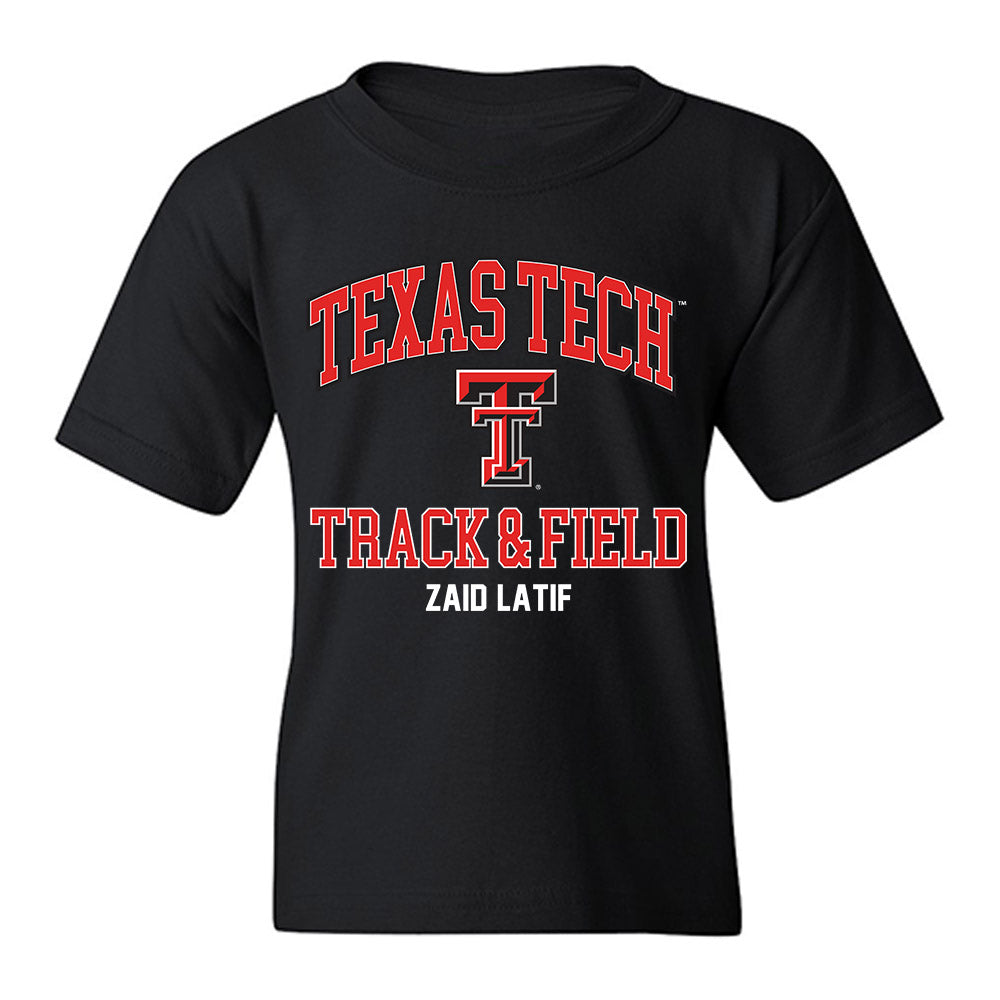 Texas Tech - NCAA Men's Track & Field : Zaid Latif - Classic Fashion Shersey Youth T-Shirt-0