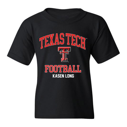 Texas Tech - NCAA Football : Kasen Long - Classic Fashion Shersey Youth T-Shirt