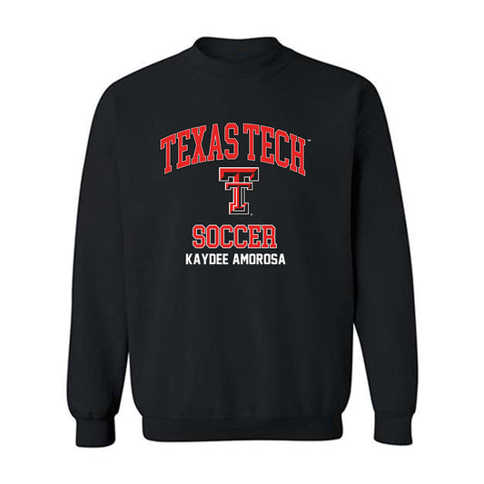 Texas Tech - NCAA Women's Soccer : Kaydee Amorosa - Classic Fashion Shersey Crewneck Sweatshirt-0