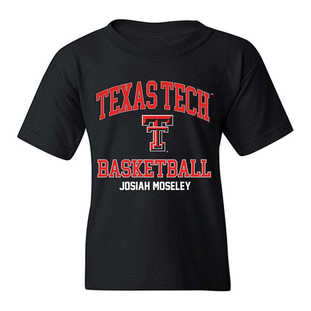 Texas Tech - NCAA Men's Basketball : Josiah Moseley - Classic Fashion Shersey Youth T-Shirt-0