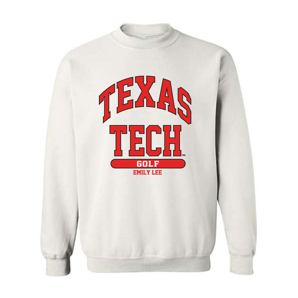 Texas Tech - NCAA Women's Golf : Emily Lee - Classic Fashion Shersey Crewneck Sweatshirt-0