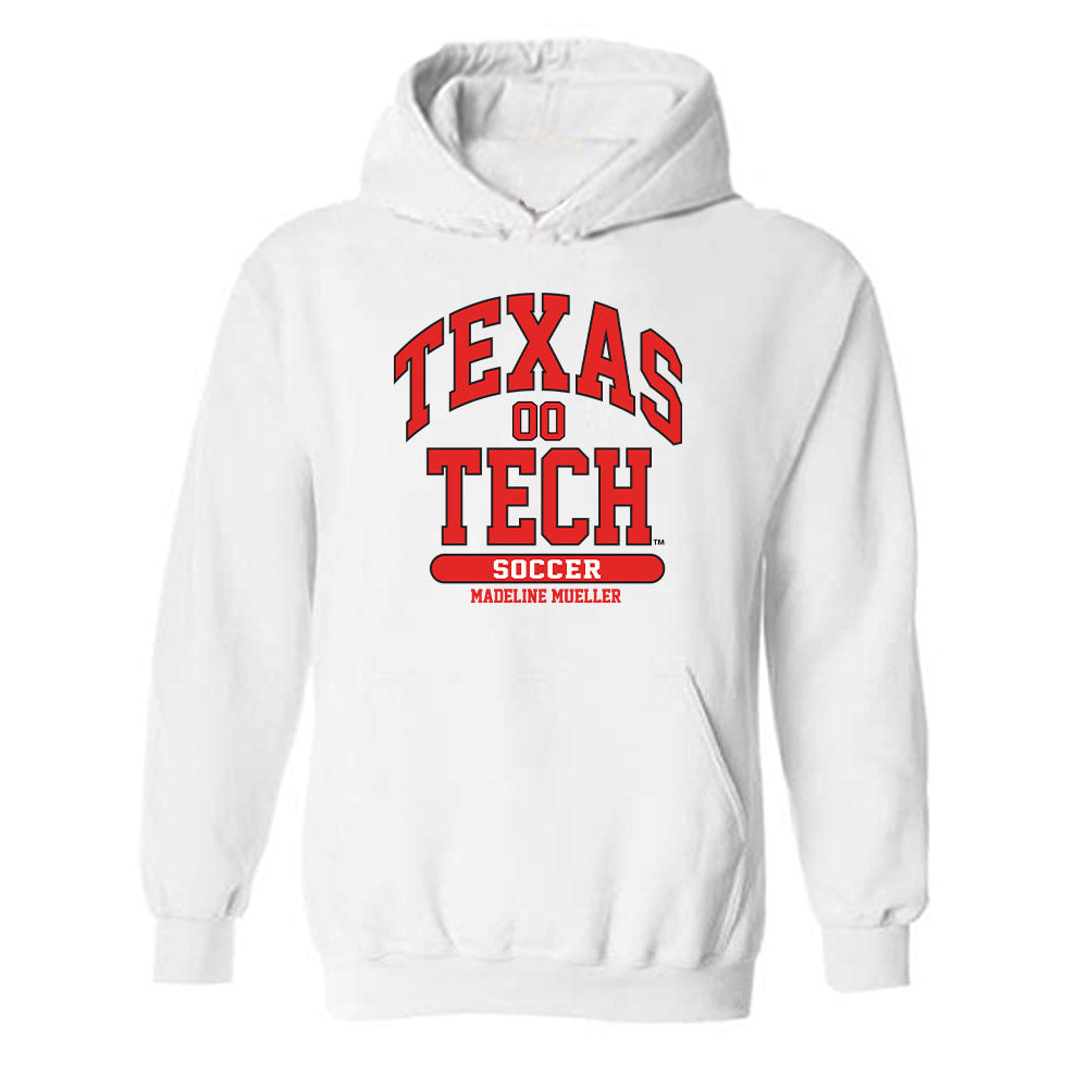 Texas Tech - NCAA Women's Soccer : Madeline Mueller - Classic Fashion Shersey Hooded Sweatshirt-0