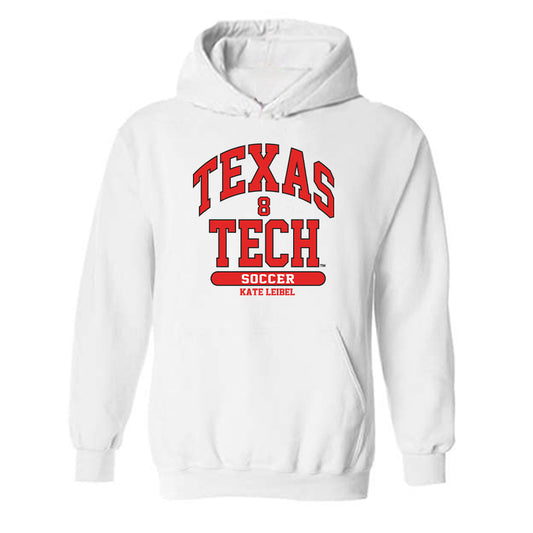 Texas Tech - NCAA Women's Soccer : Kate Leibel - Classic Fashion Shersey Hooded Sweatshirt-0