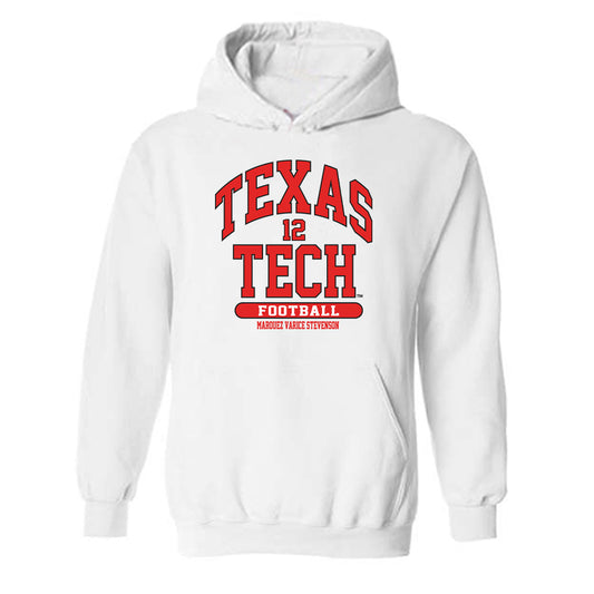 Texas Tech - NCAA Football : Marquez Varice Stevenson - Classic Fashion Shersey Hooded Sweatshirt