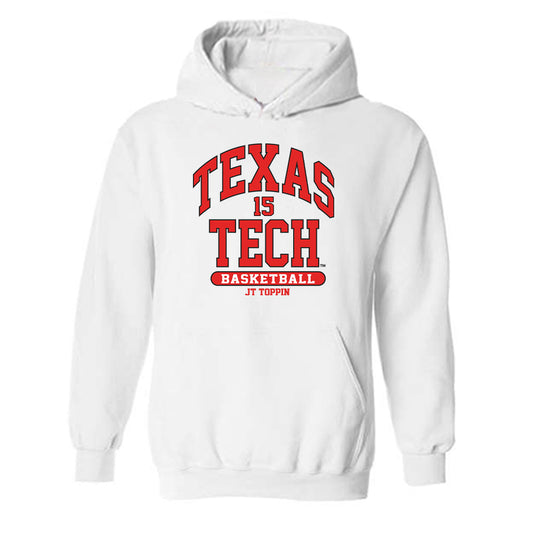 Texas Tech - NCAA Men's Basketball : JT Toppin - Classic Fashion Shersey Hooded Sweatshirt-0