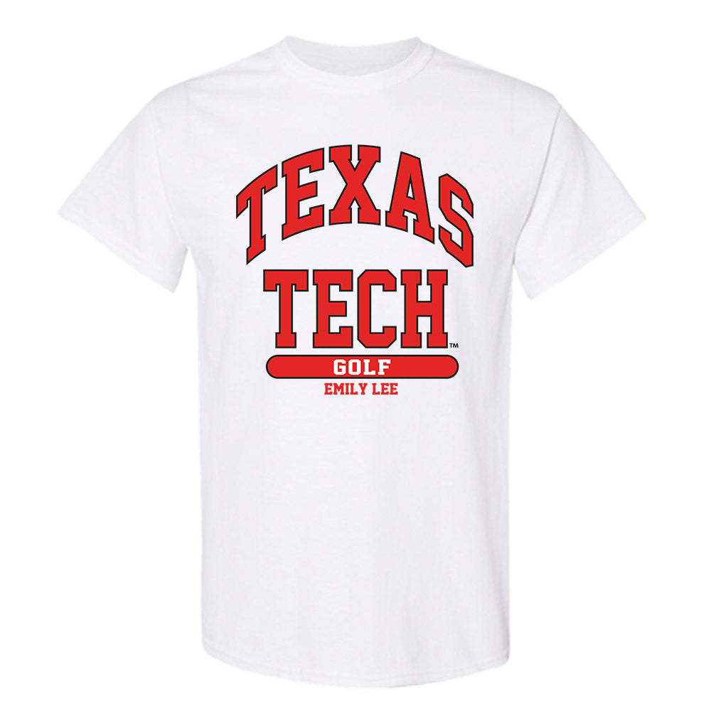 Texas Tech - NCAA Women's Golf : Emily Lee - Classic Fashion Shersey T-Shirt-0