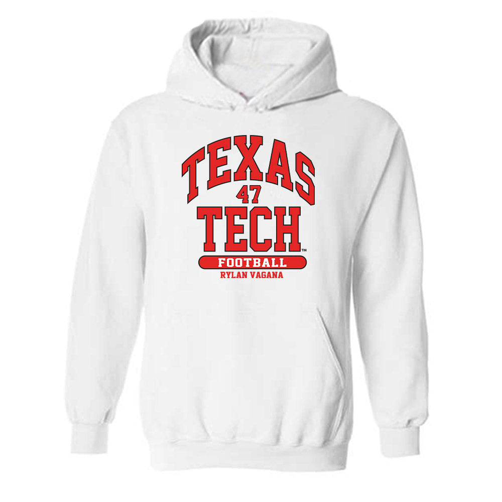 Texas Tech - NCAA Football : Rylan Vagana - Classic Fashion Shersey Hooded Sweatshirt