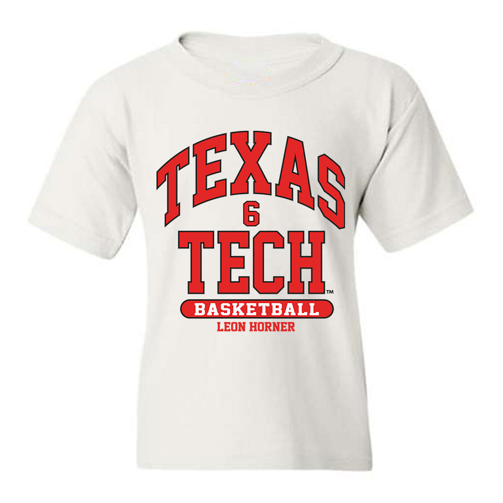 Texas Tech - NCAA Men's Basketball : Leon Horner - Classic Fashion Shersey Youth T-Shirt