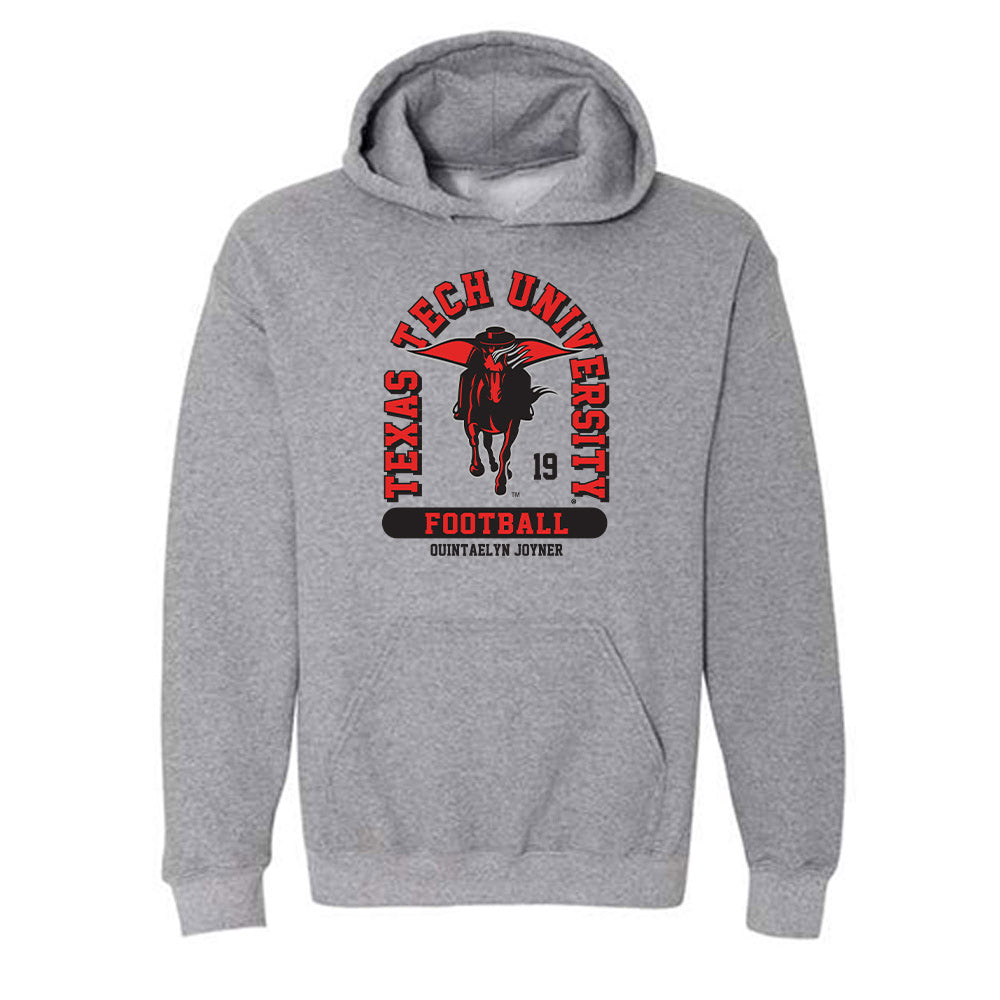 Texas Tech - NCAA Football : Quintaelyn Joyner - Classic Fashion Shersey Hooded Sweatshirt-0