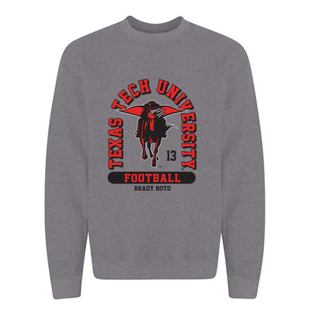 Texas Tech - NCAA Football : Brady Boyd - Classic Fashion Shersey Crewneck Sweatshirt